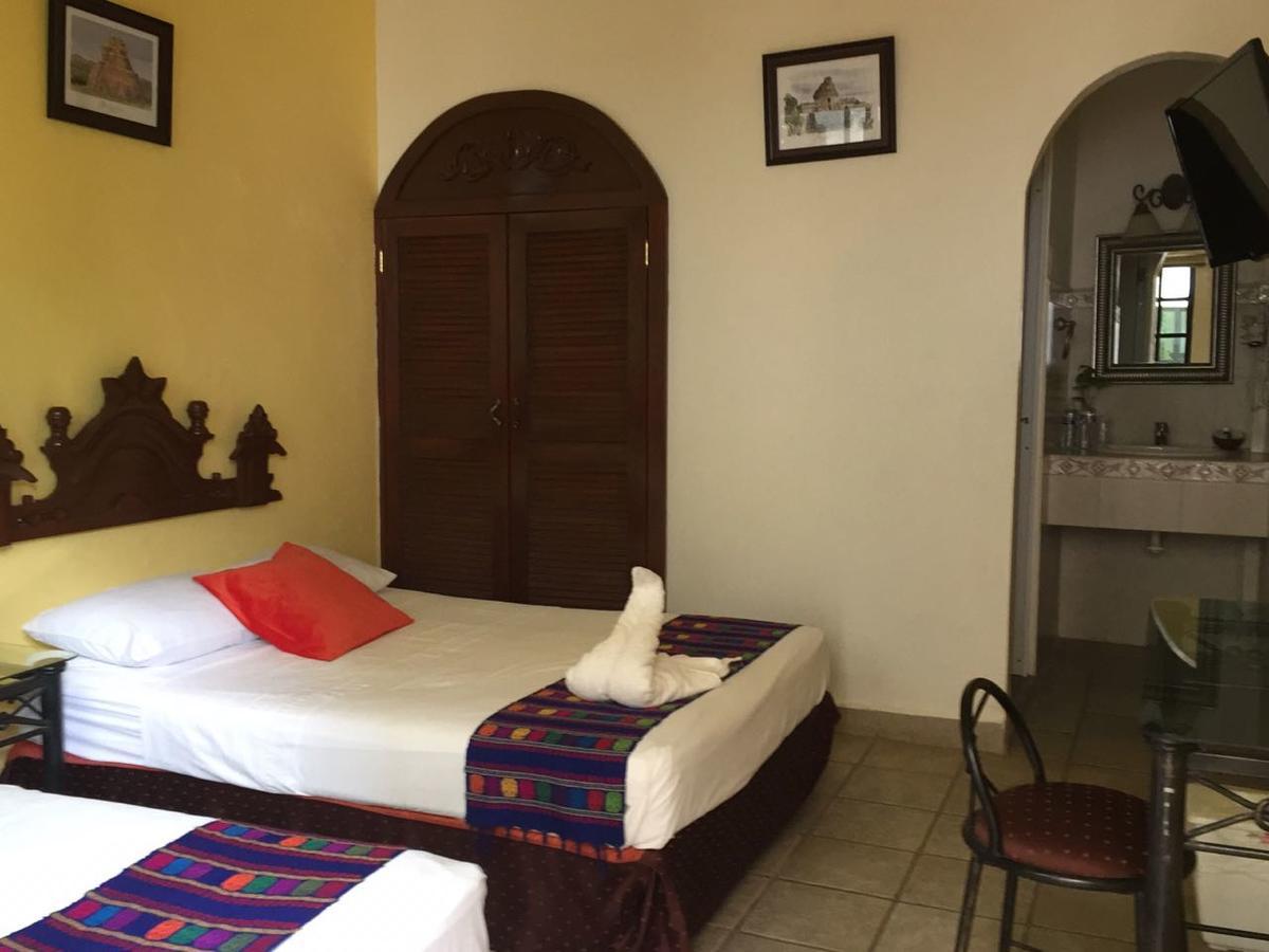 Hotel San Miguel Arcangel Izamal Buitenkant foto